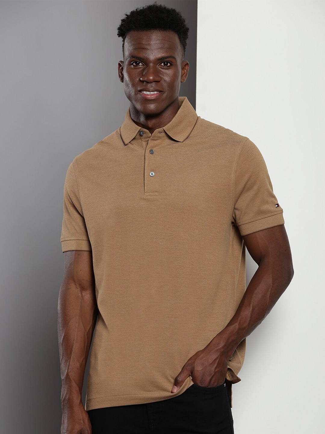 

Tommy Hilfiger Polo Collar T-shirt, Beige