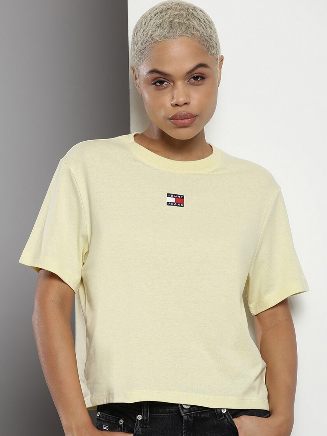 

Tommy Hilfiger Round Neck T-shirt, Yellow