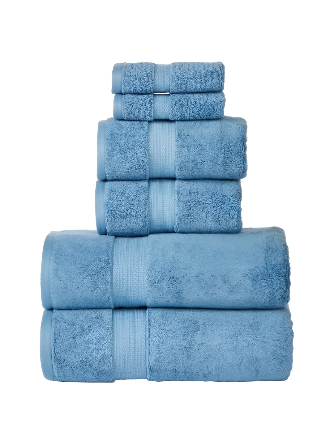 

SENSES Blue 6 Pieces Cotton Towel Set