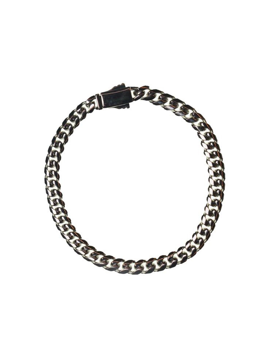 

Drip Project Men Rhodium-Plated Wraparound Bracelet, Silver