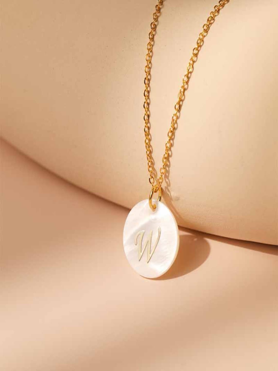 

AQUASTREET Gold-Plated Circular Pendants with Chains