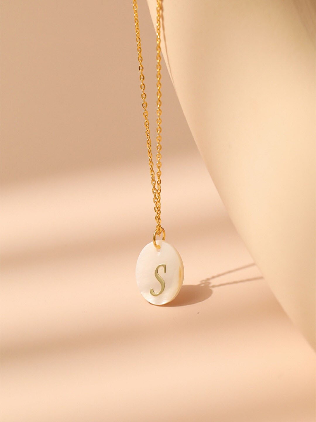 

AQUASTREET Gold-Plated Circular Pendants with Chains