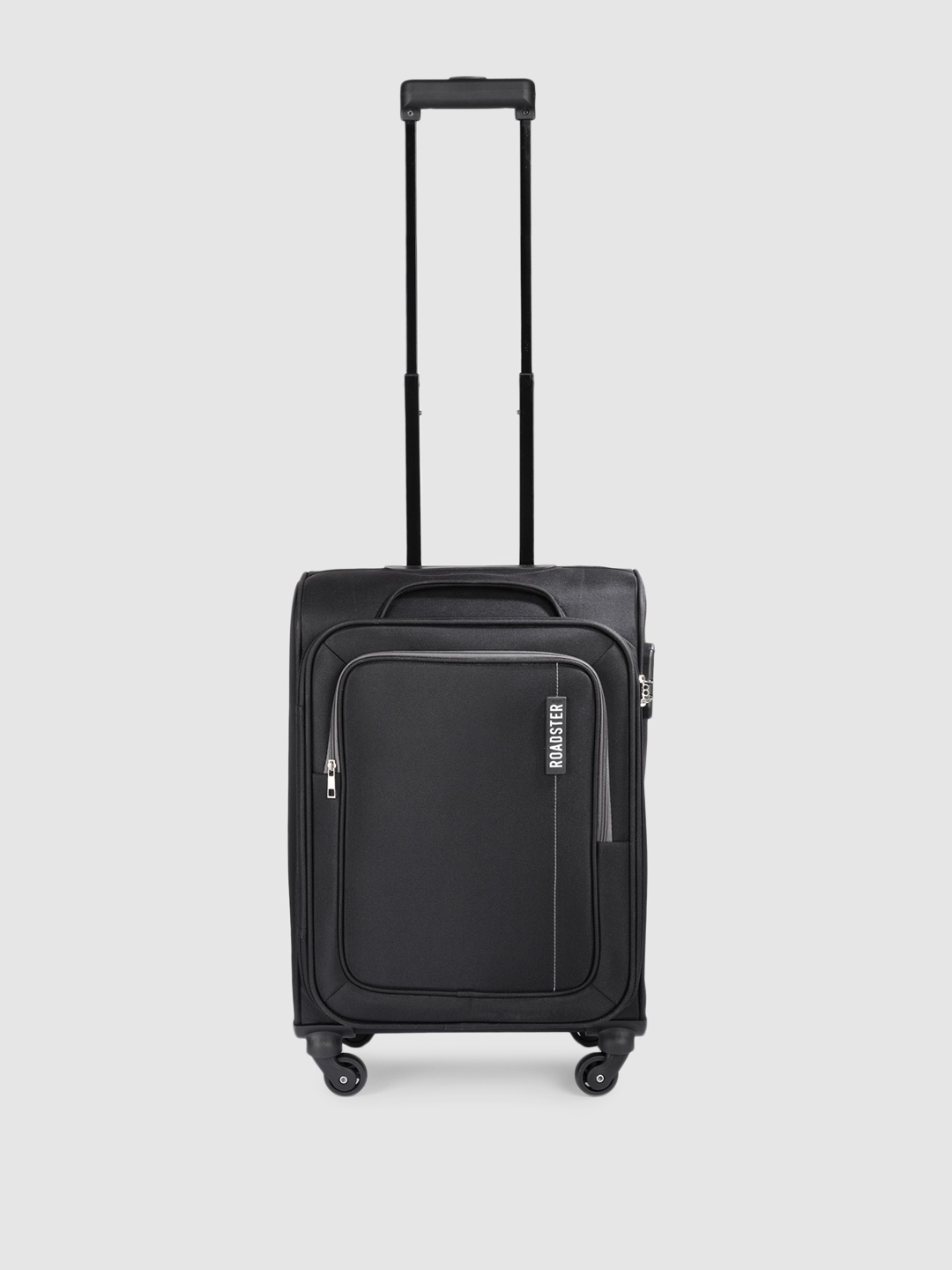 Roadster Lead Soft Cabin Trolley Suitcase, Black