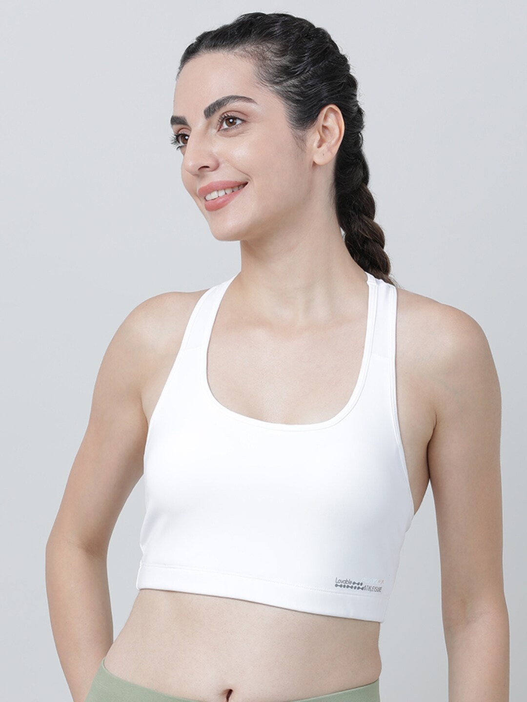 

Lovable Sport Full Coverage Workout Bra With Moisture Wicking, White