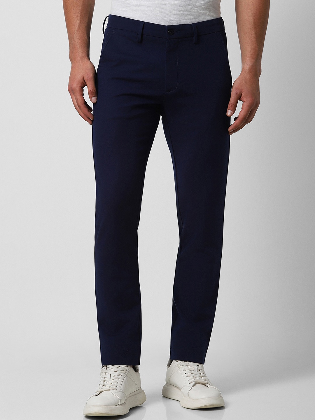 

Van Heusen Men Slim Fit Chinos Trousers, Navy blue