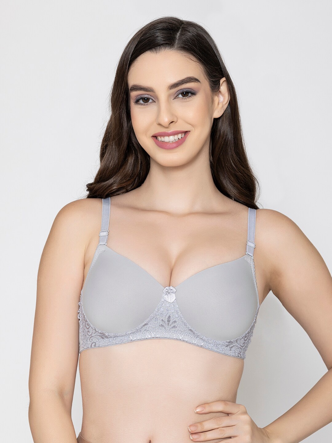 

B'ZAR Full Coverage Lightly Padded T-shirt Bra With All Day Comfort, Blue