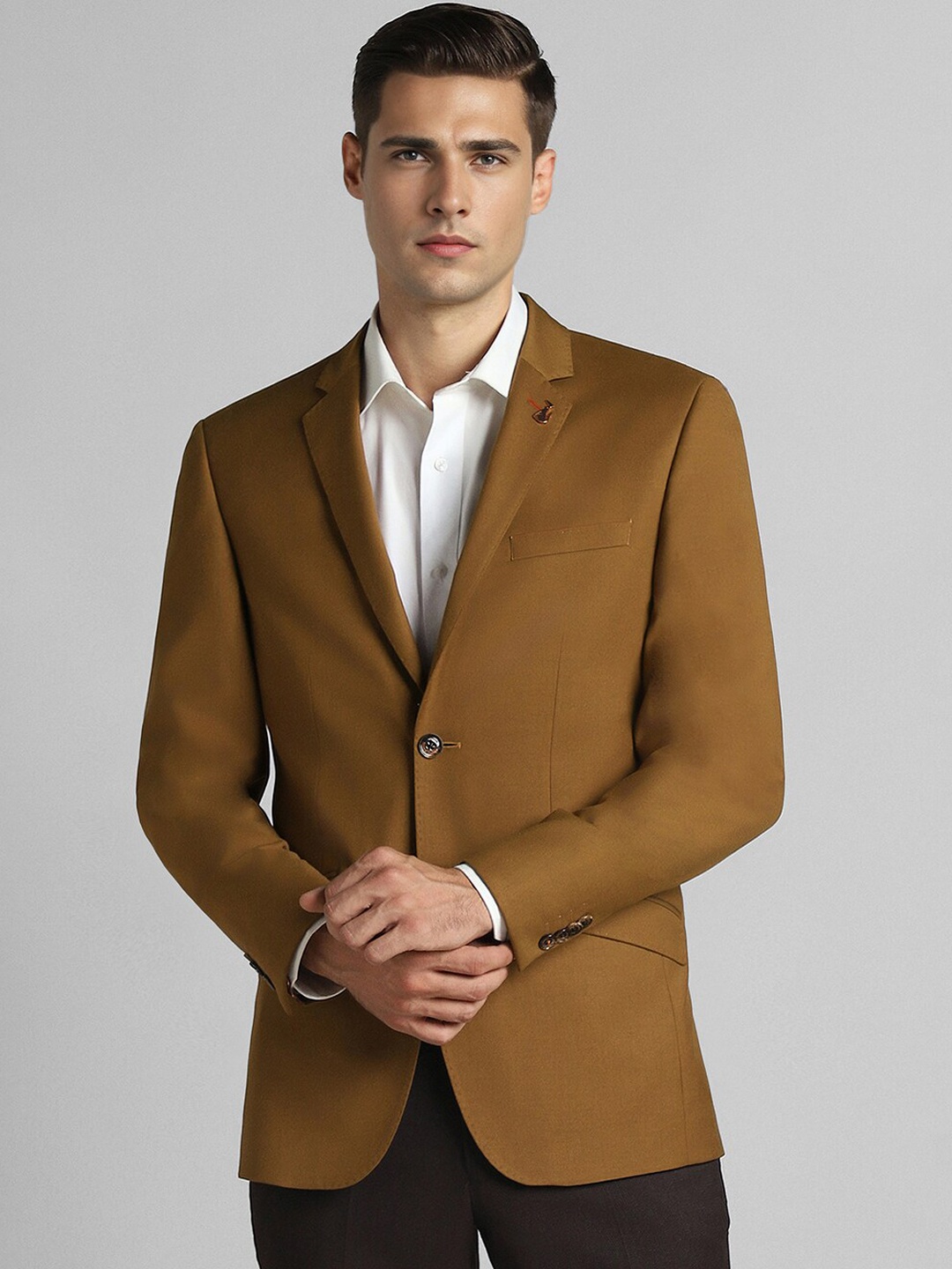 

SIMON CARTER LONDON Slim-Fit Single Breasted Formal Blazers, Brown