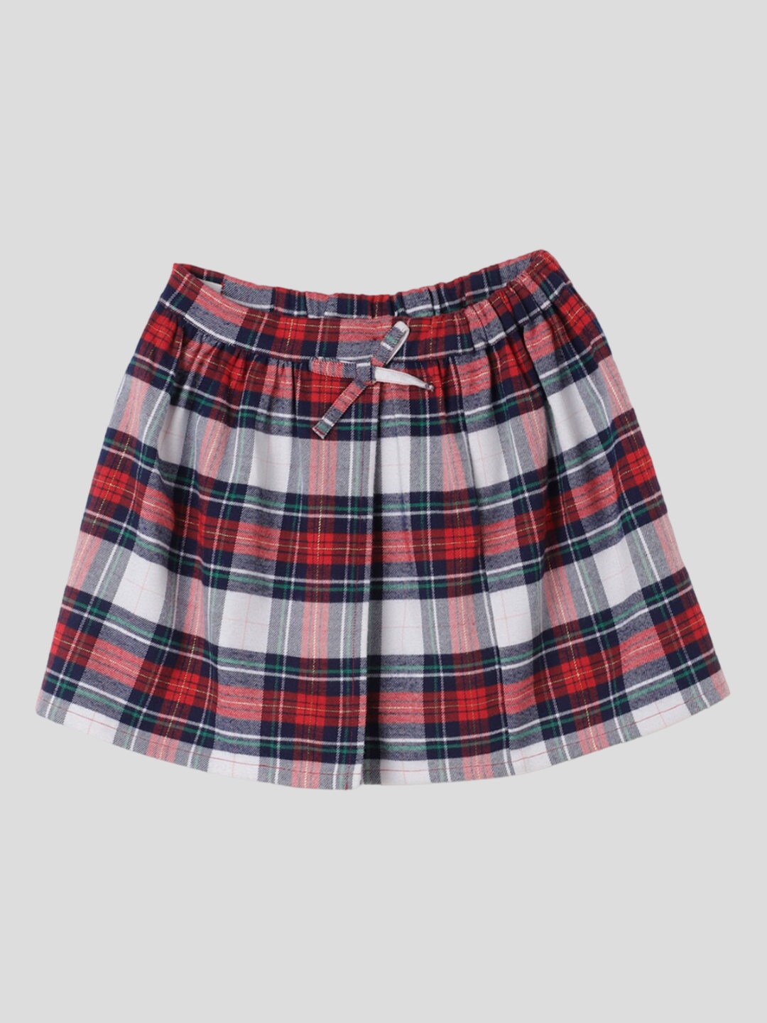 

Somersault Girls Checked Mini Skirts, Red