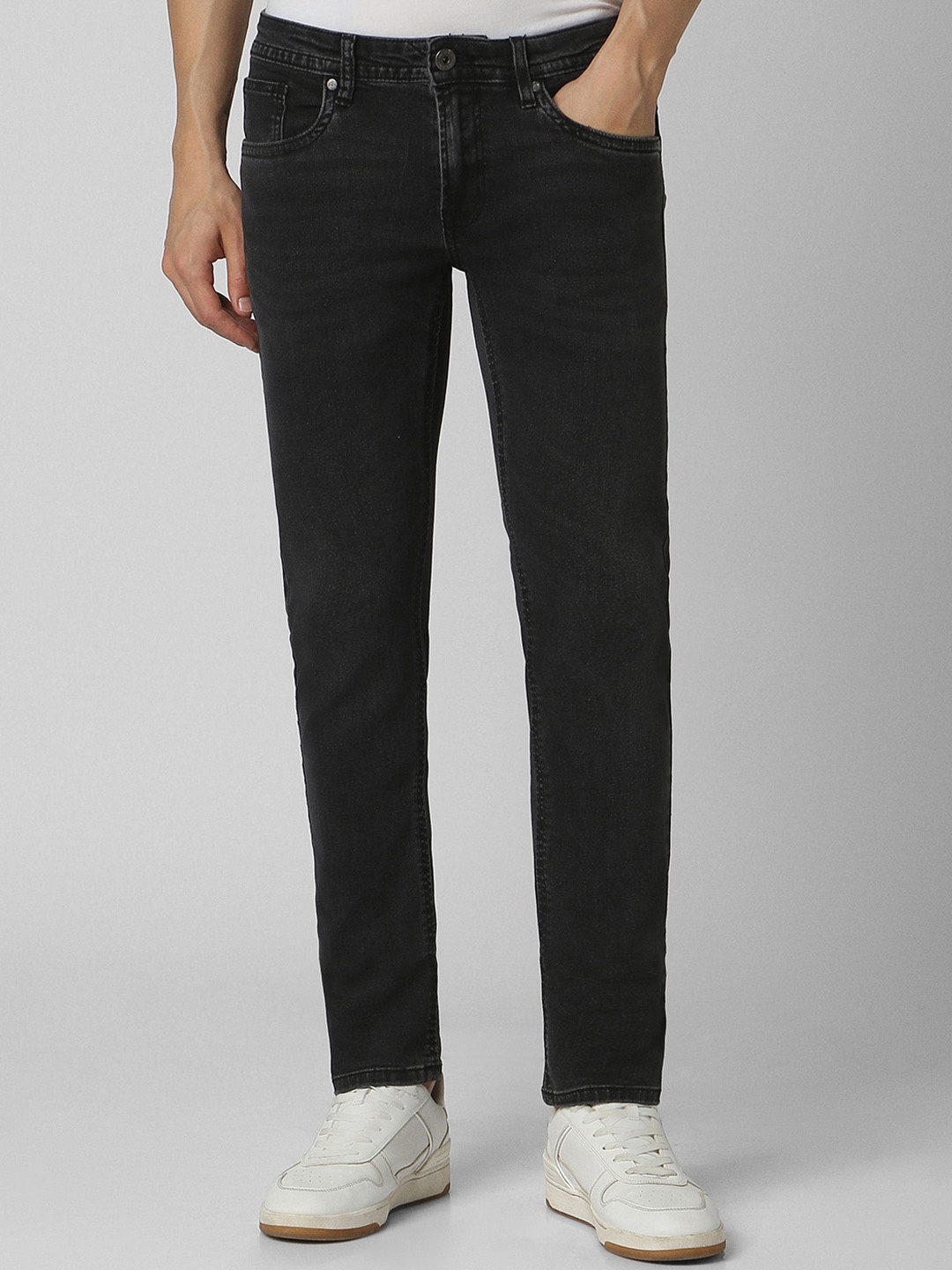 

Peter England Casuals Men Skinny Fit Jeans, Black
