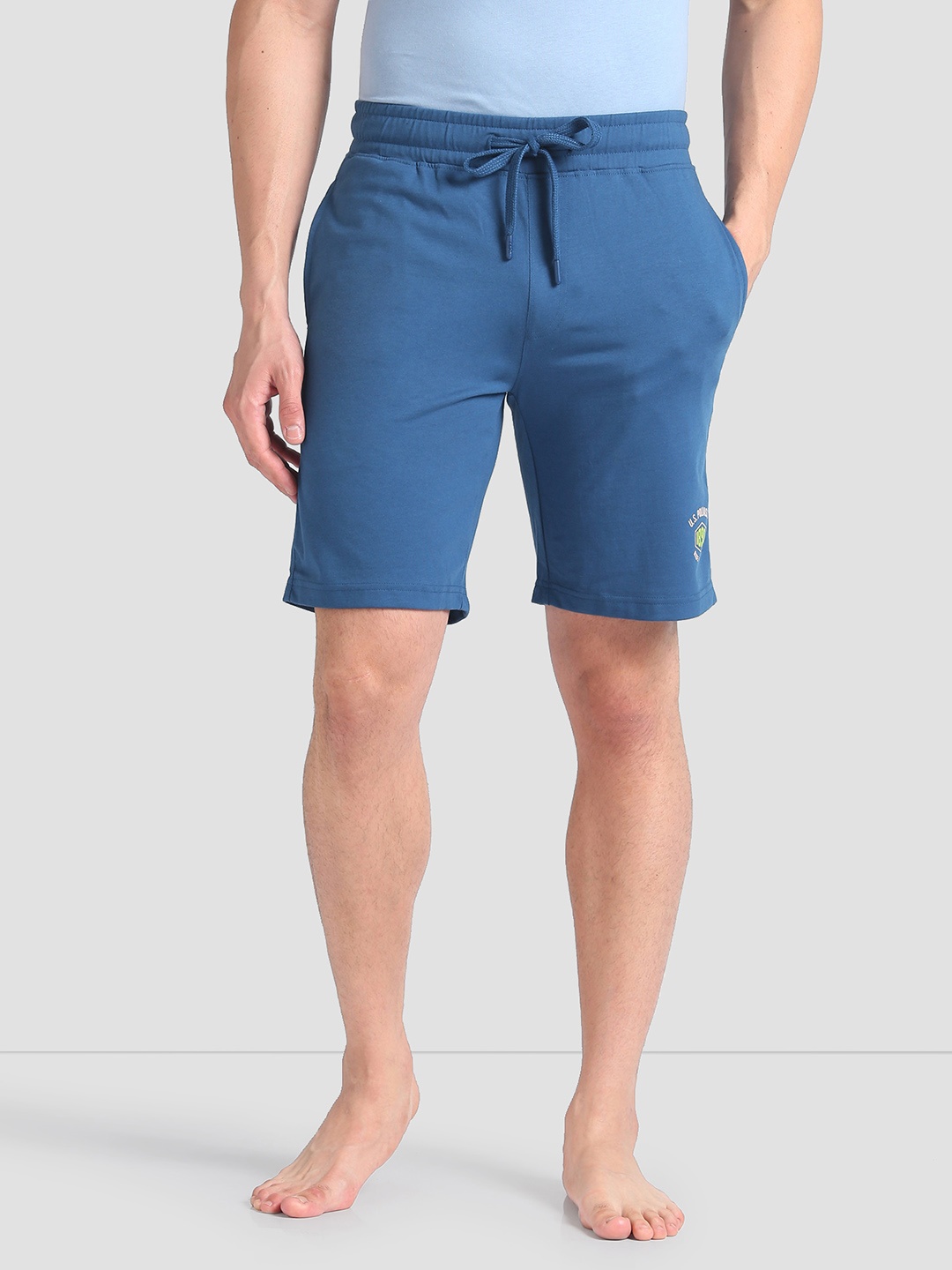 

U.S. Polo Assn. Men Mid-Rise Shorts, Blue