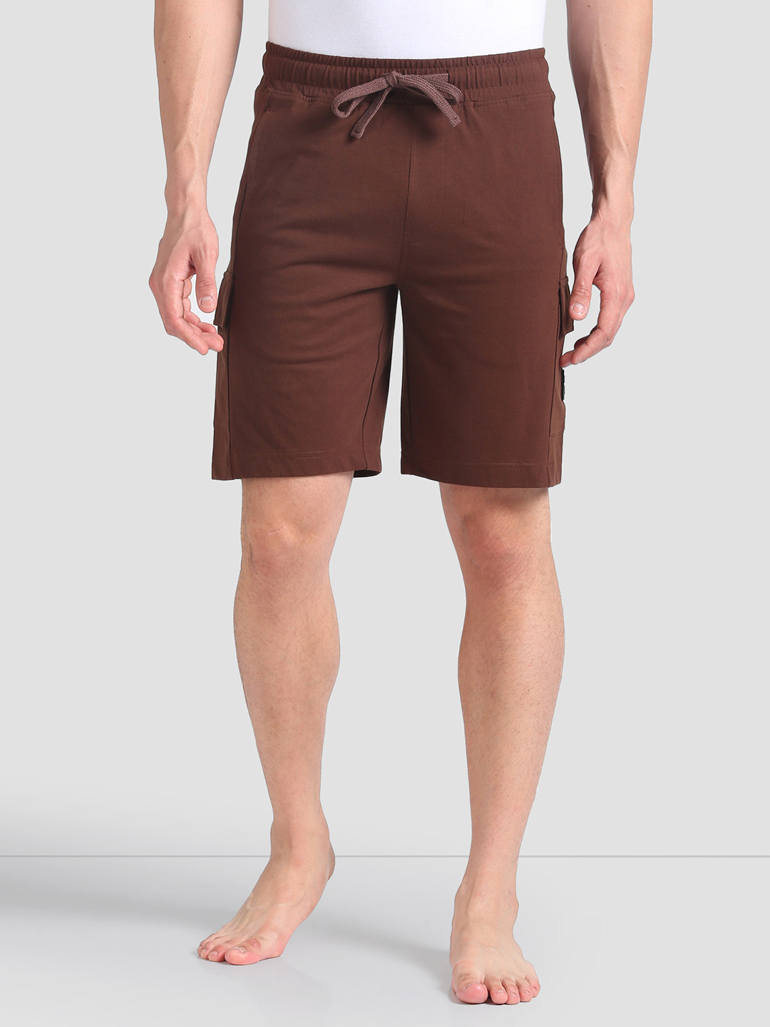 

U.S. Polo Assn. Men Relaxed-Fit Mid-Rise Lightweight Cargo Shorts, Brown