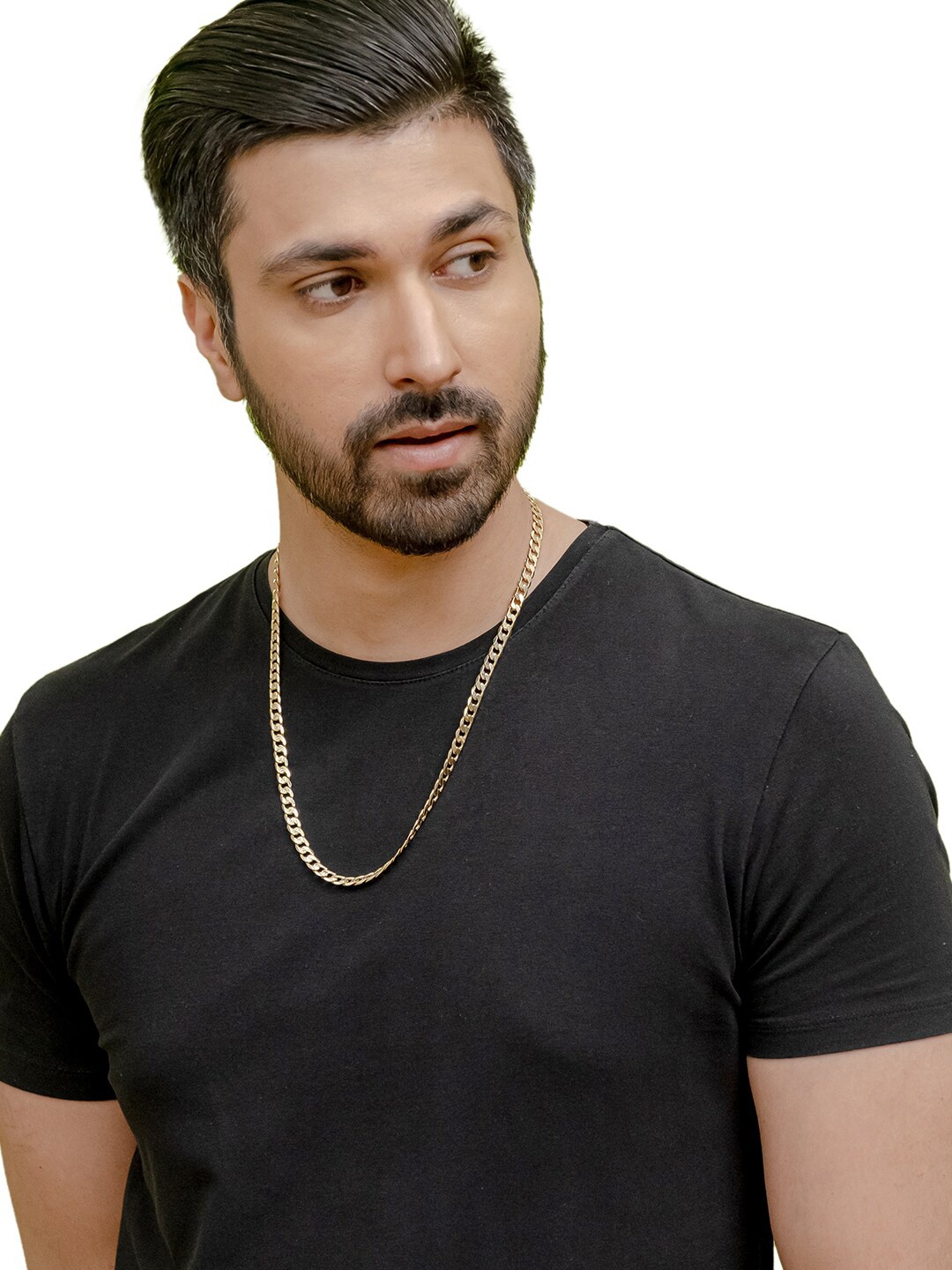 

bodha Men Brass Gold-Plated Link Chain