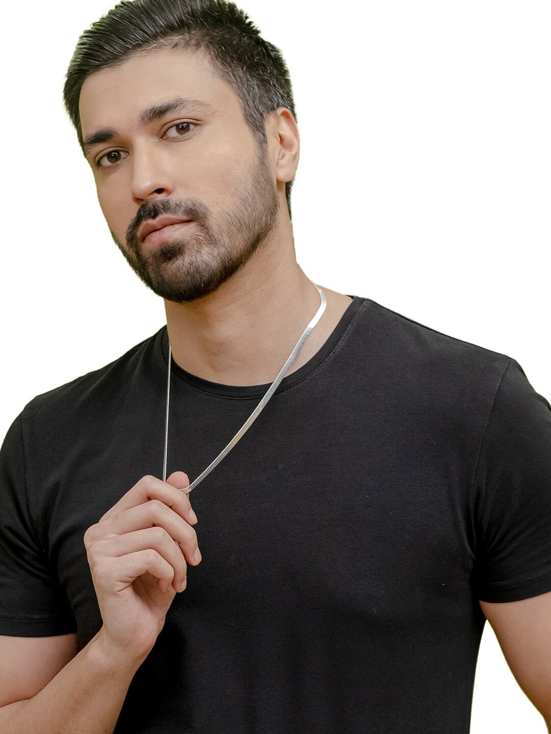 

bodha Men Silver-Plated Non Allergic Chain