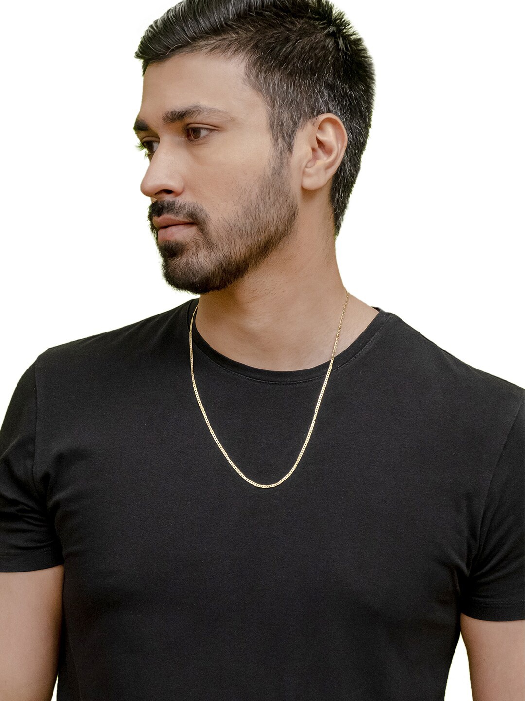 

bodha Men Brass Gold-Plated Link Chain