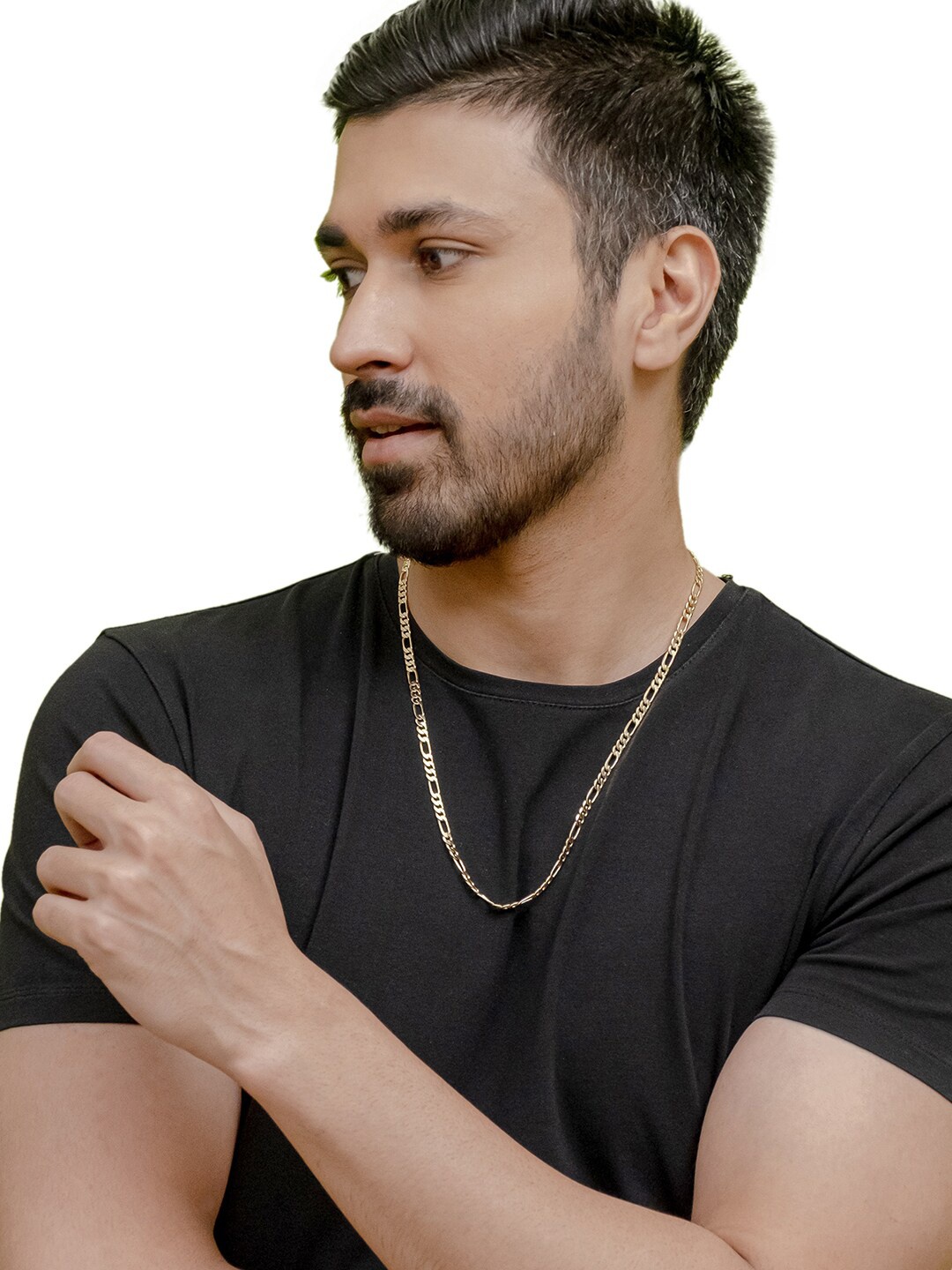 

bodha Men Brass Gold-Plated Link Chain
