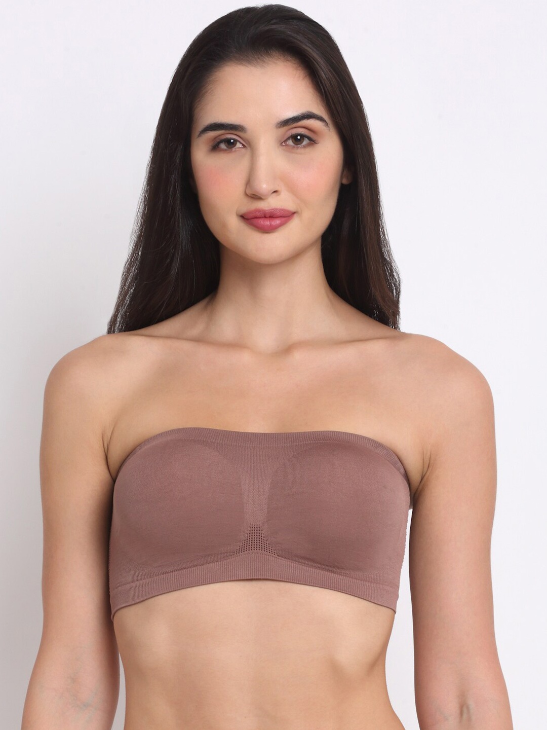 

Ennoble Full Coverage Bandeau Bra, Pink