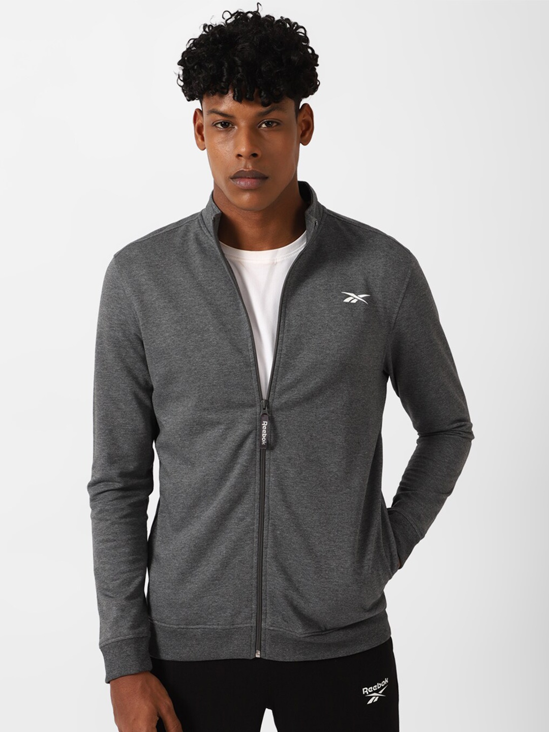 

Reebok Dash Sweat Sporty Jacket, Grey