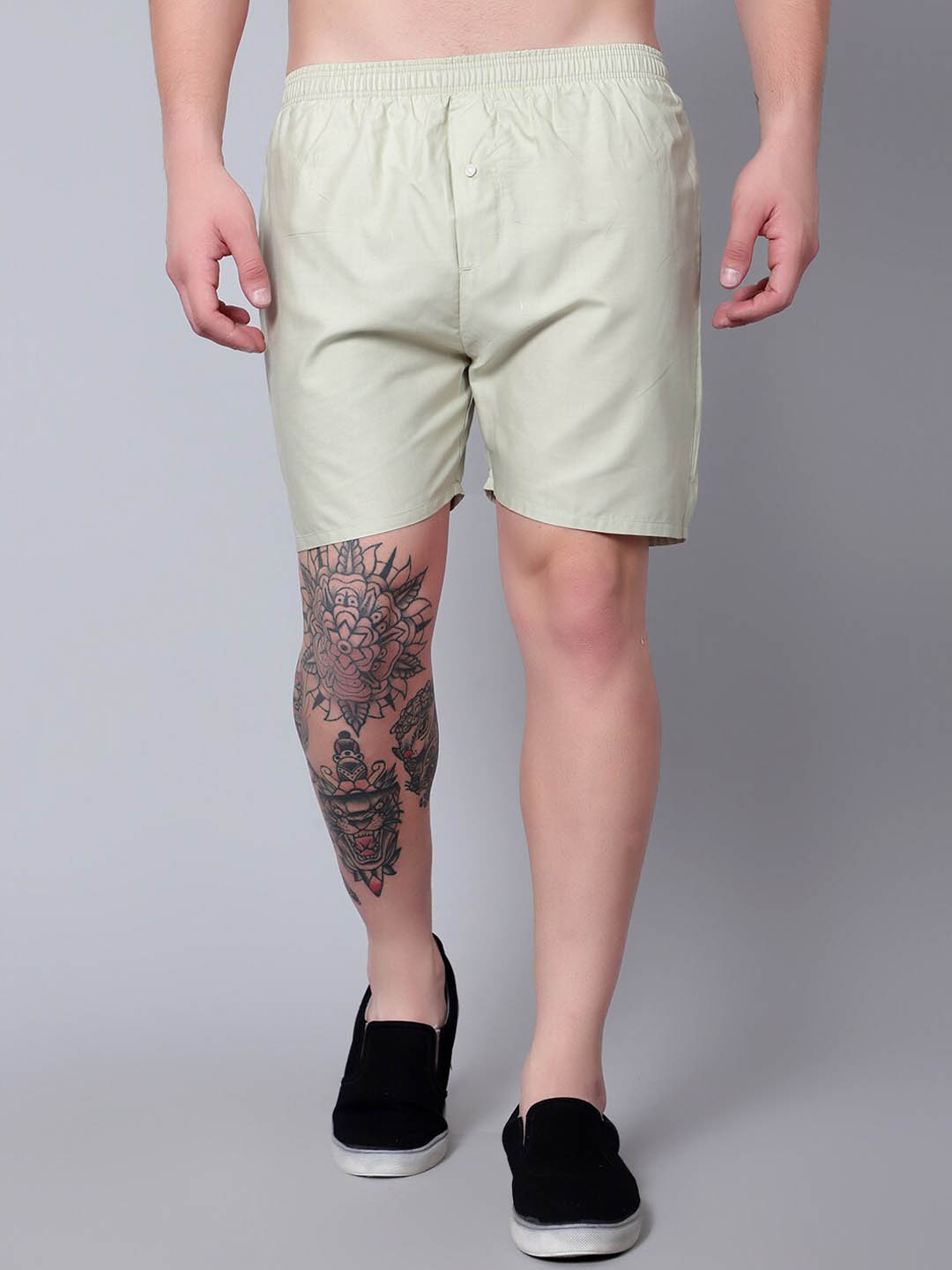 

FINIVO FASHION Pure Cotton Ultra-Light Boxer BOXER_BEIGE_S