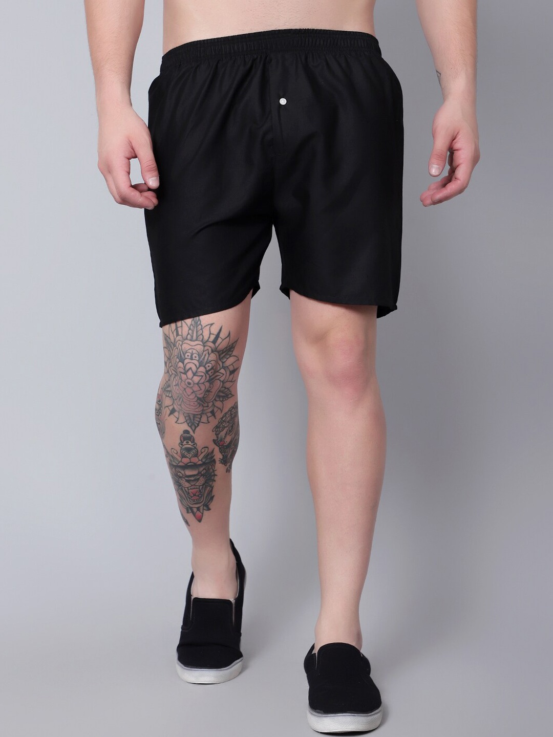 

FINIVO FASHION Pure Cotton Ultra-Light Boxer BOXER_BLACK_S