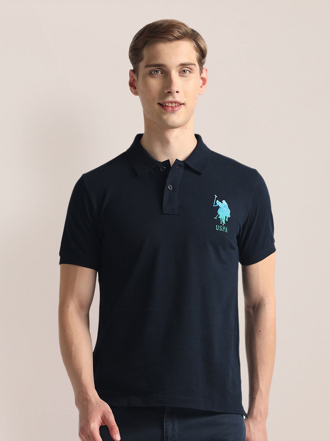 

U.S. Polo Assn. Polo Collar Slim Fit T-shirt, Blue