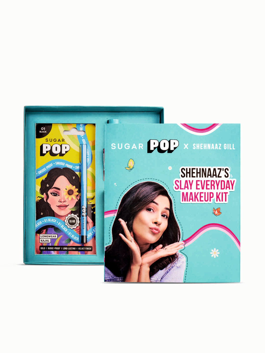 

SUGAR POP Shehnaaz's Slay Everyday Makeup Gift Set, Blue