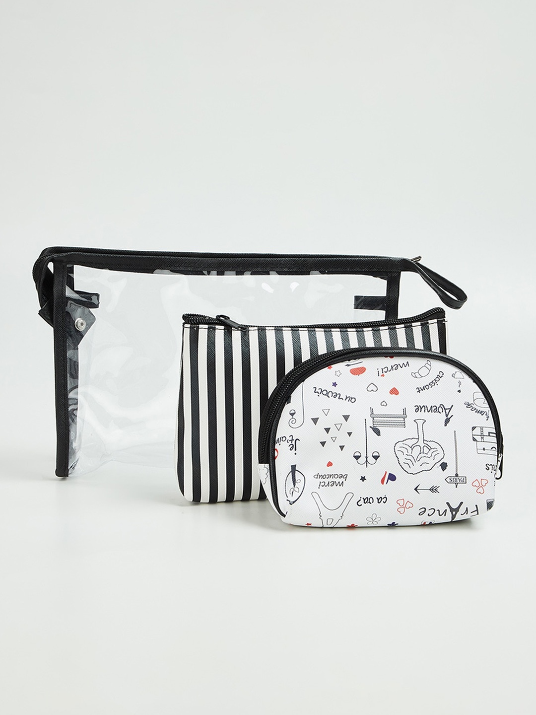 

Ginger by Lifestyle Women Black Pouch Toilet kit