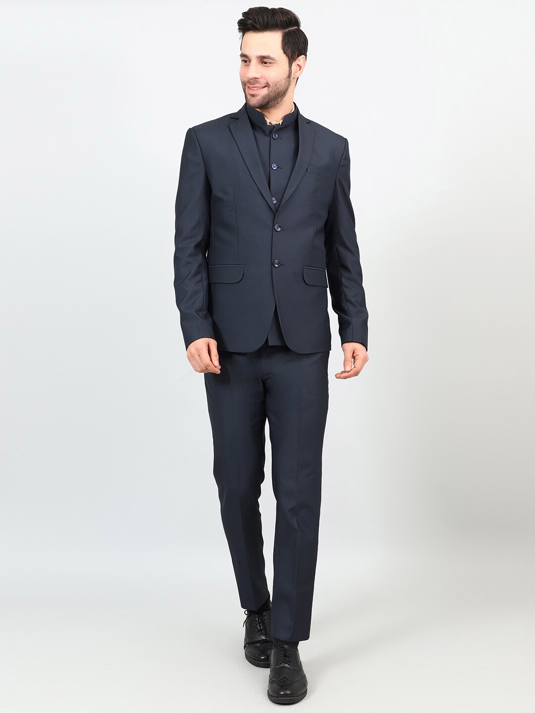 

Wintage Single Breasted Three-Piece Suit, Blue