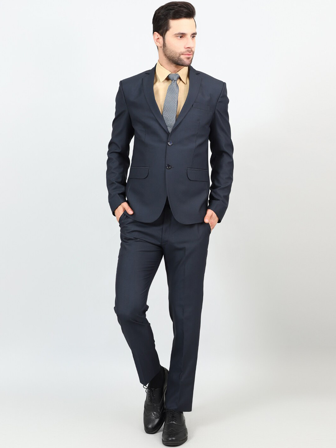 

Wintage Single-Breasted 2 Piece Formal Suit, Blue