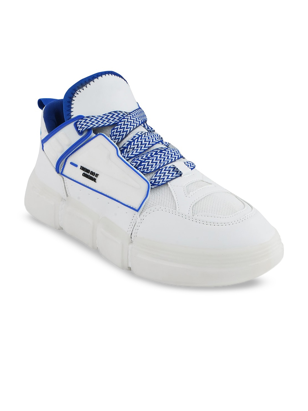 

THE WHITE POLE Men Textured Lightweight Memory Foam Sneakers