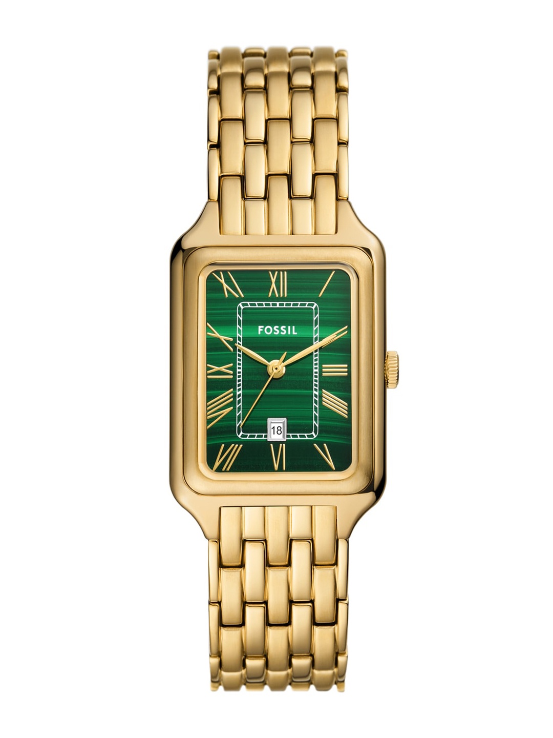 

Fossil Women Raquel Stainless Steel Bracelet Style Straps Analogue Watch ES5341, Green