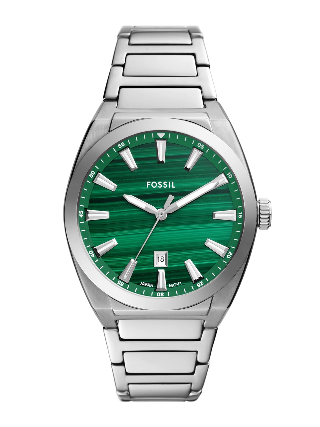 

Fossil Men Stainless Steel Bracelet Style Straps Analogue Watch FS6056, Green