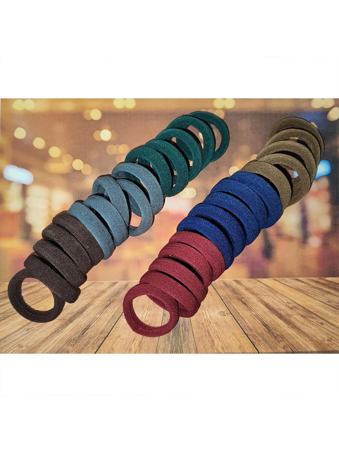 

DN Creation Women Set of 30 Assorted Scrunchies