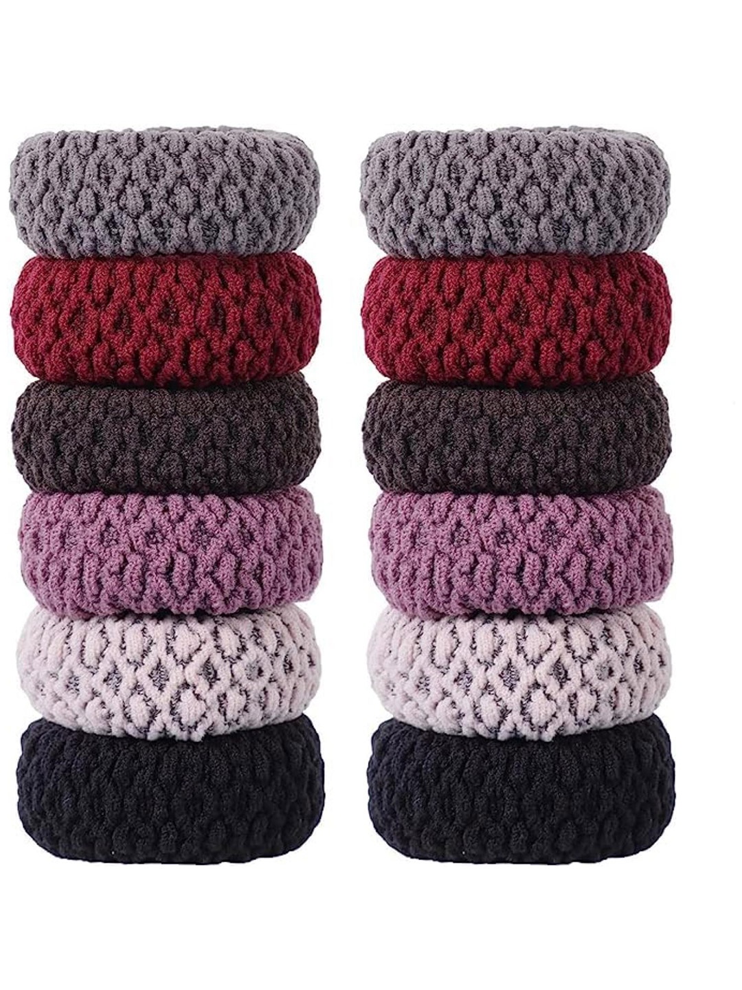

DN Creation Women Set of 12 Assorted Scrunchies