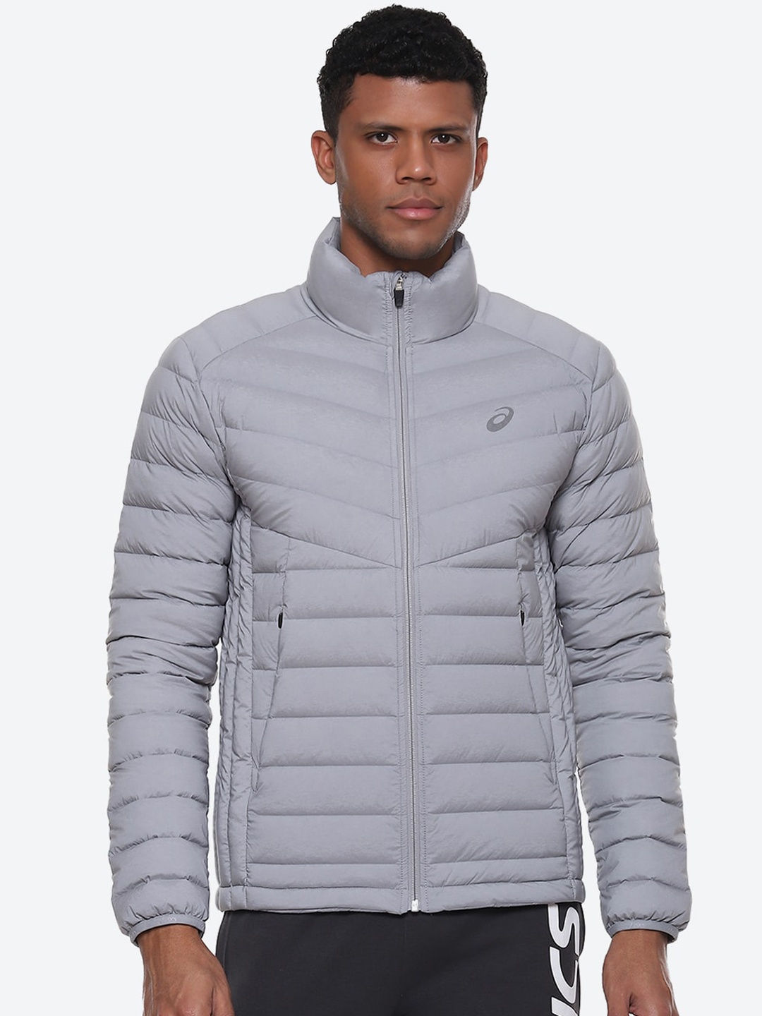 

ASICS Lightweight Down Padded Jacket, Grey