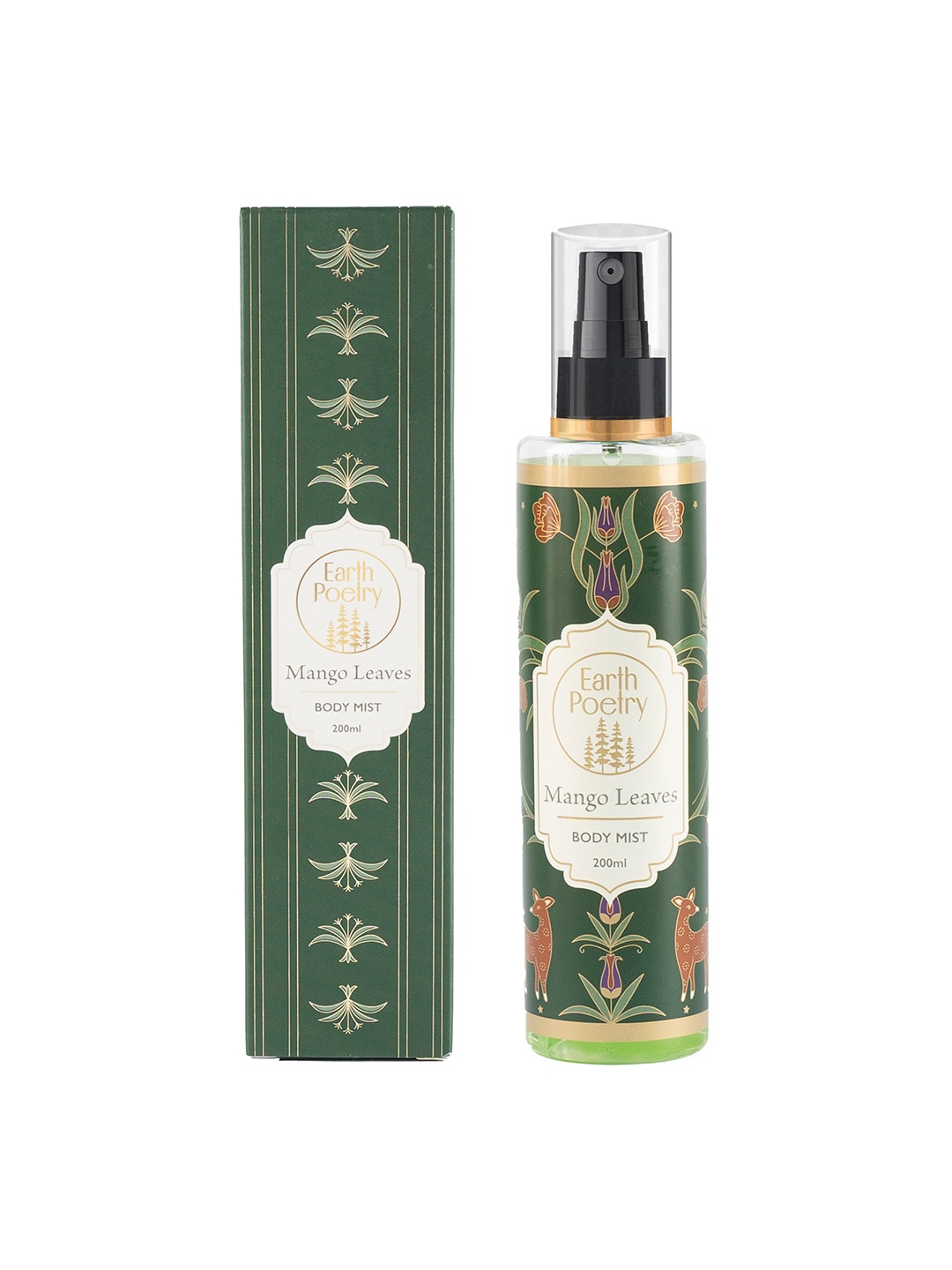 

EARTH POETRY Long Lasting Mango Leaves Body Mist - 200 ml, Green