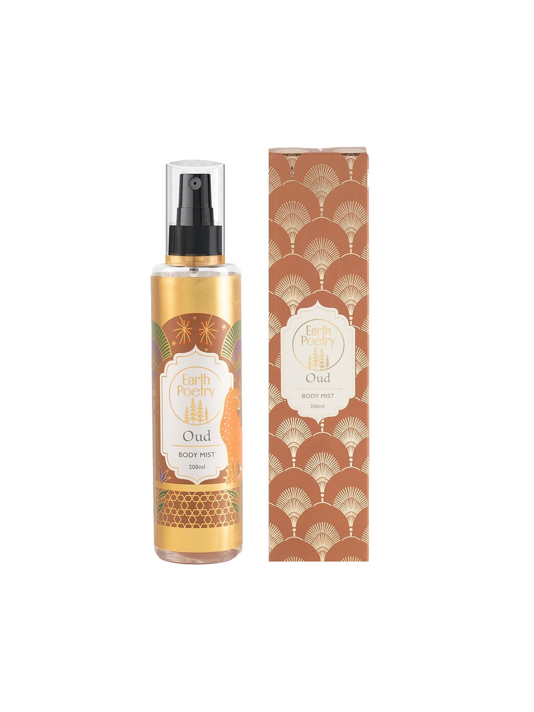 

EARTH POETRY Oud Body Mist - 200 ml, Brown