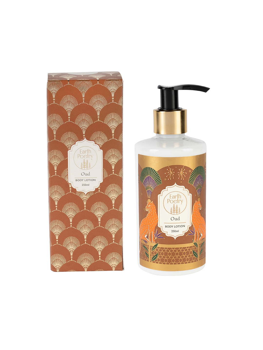

EARTH POETRY Oud Body Lotion with Argan Oil & Macadamia Oil - 250 ml, Brown