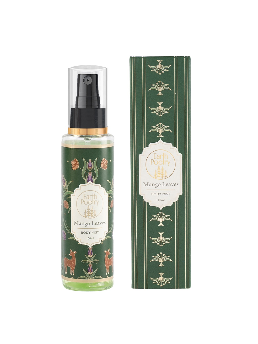 

EARTH POETRY Mango Leaves Body Mist - 100 ml, Green