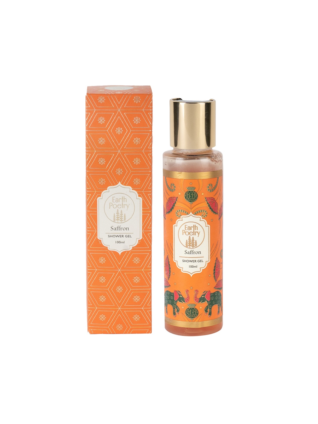 

EARTH POETRY Saffron Shower Gel - 100 ml, Orange