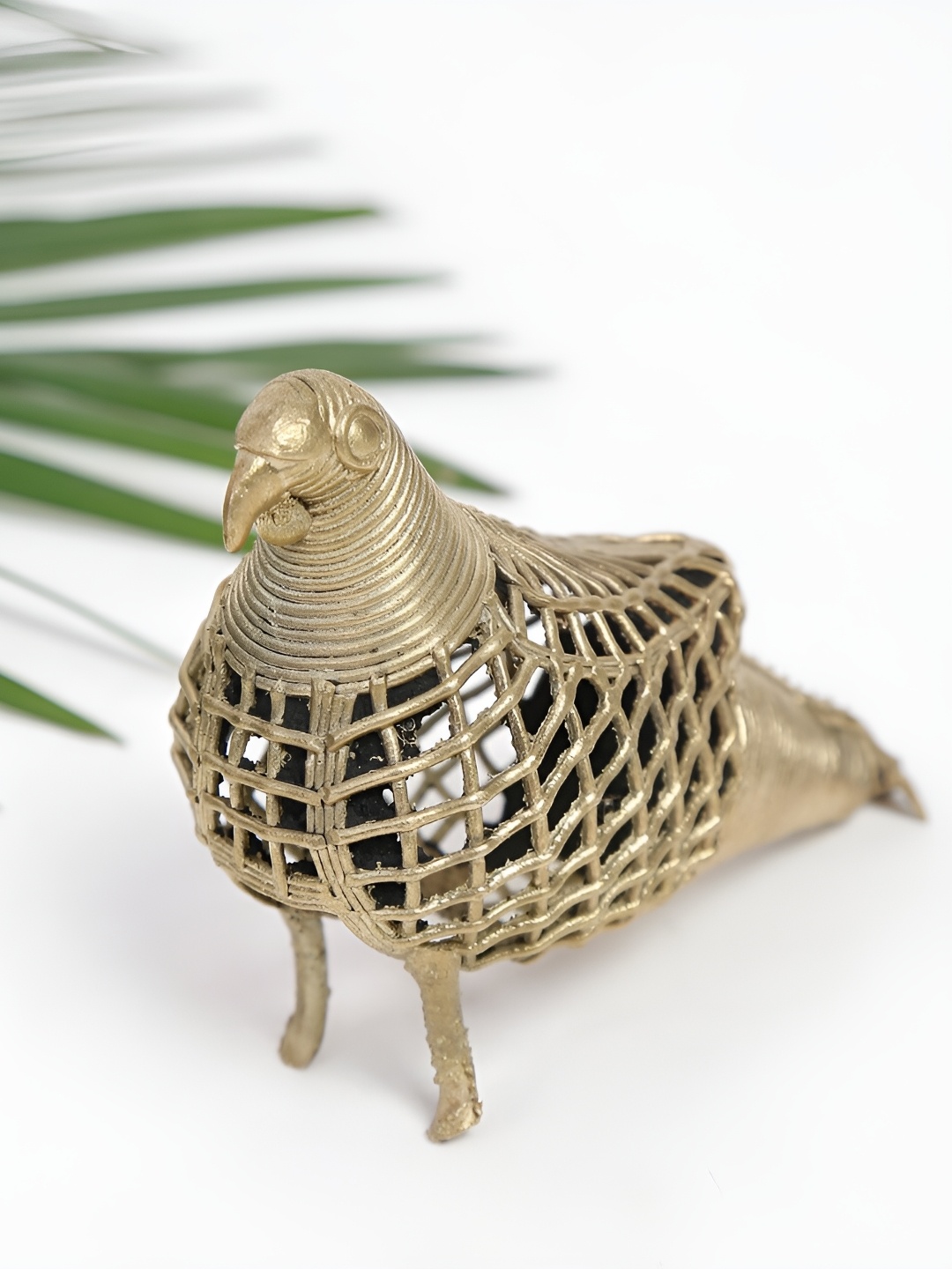 

Fabindia Yatan Bronze-Toned Figurine Brass Showpiece