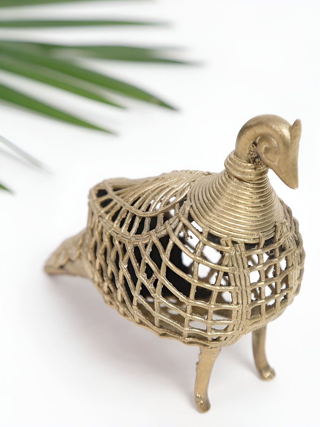 

Fabindia Yatan Bronze-Toned Figurine Brass Showpiece