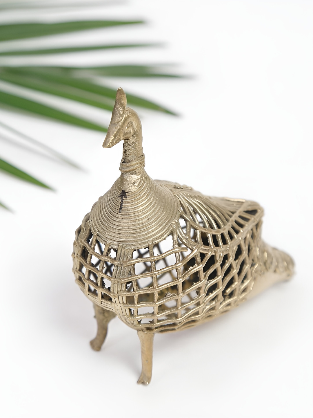 

Fabindia Yatan Bronze-Toned Figurine Brass Showpiece