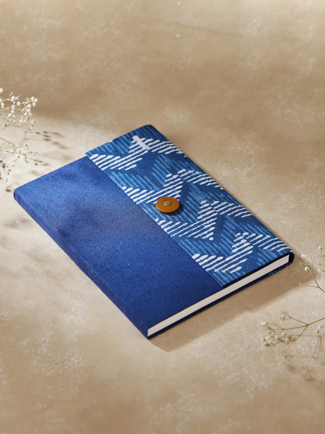 

Fabindia Self Design Notebook, Blue