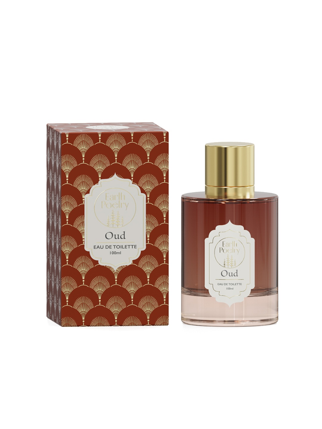 

EARTH POETRY Oud Long Lasting Eau De Toilette Perfume - 100 ml, Brown