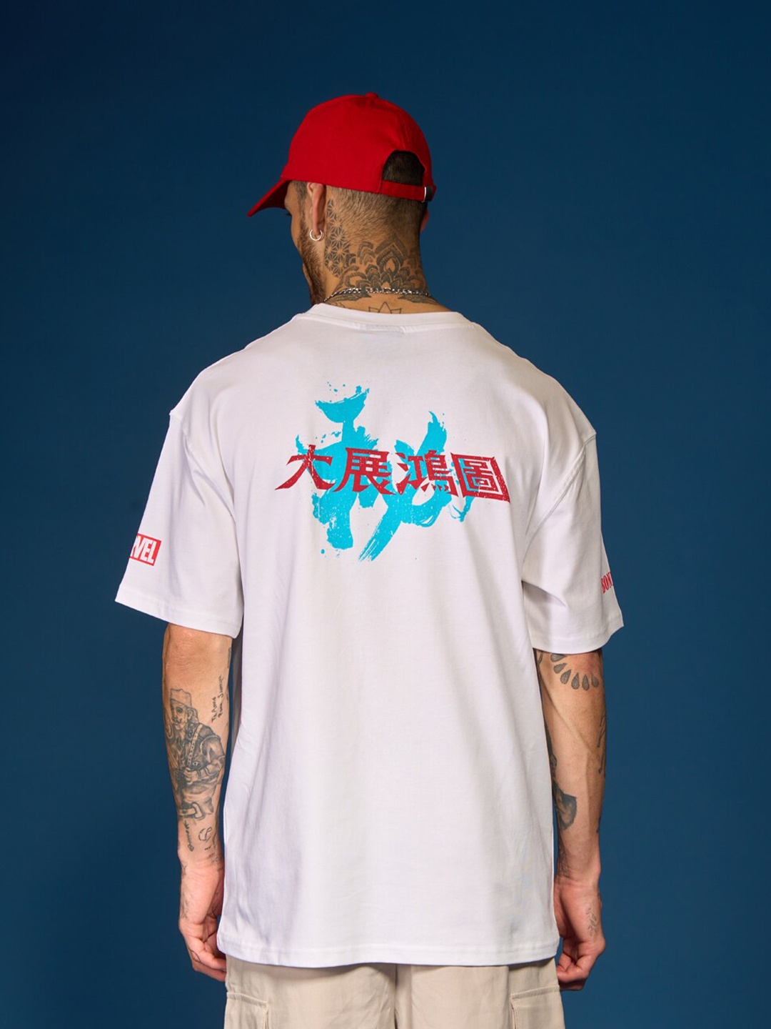 

Bonkers Corner Printed Oversized Cotton T-shirt, White
