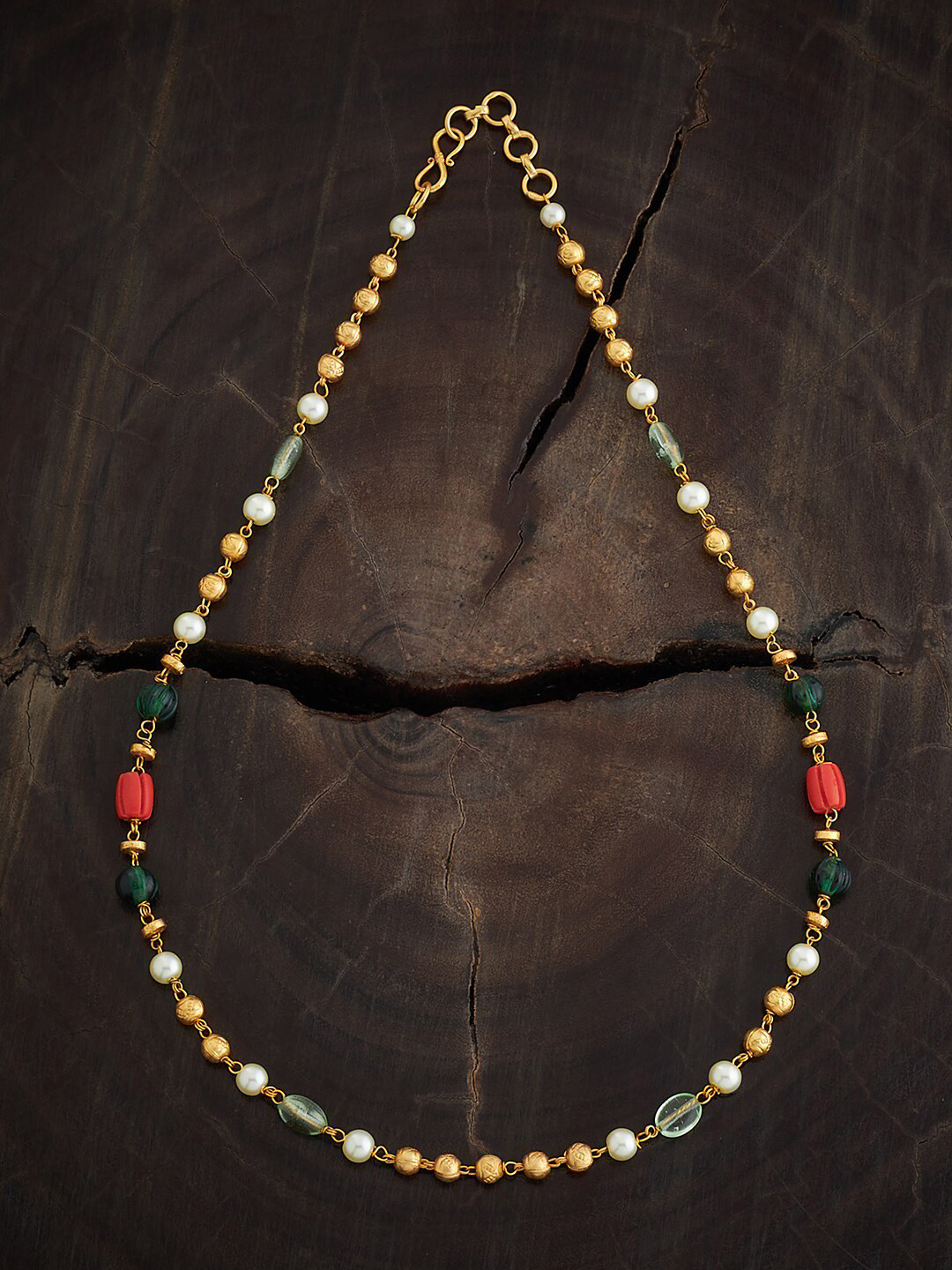 

Kushal's Fashion Jewellery Copper Gold-Plated Antique Chain