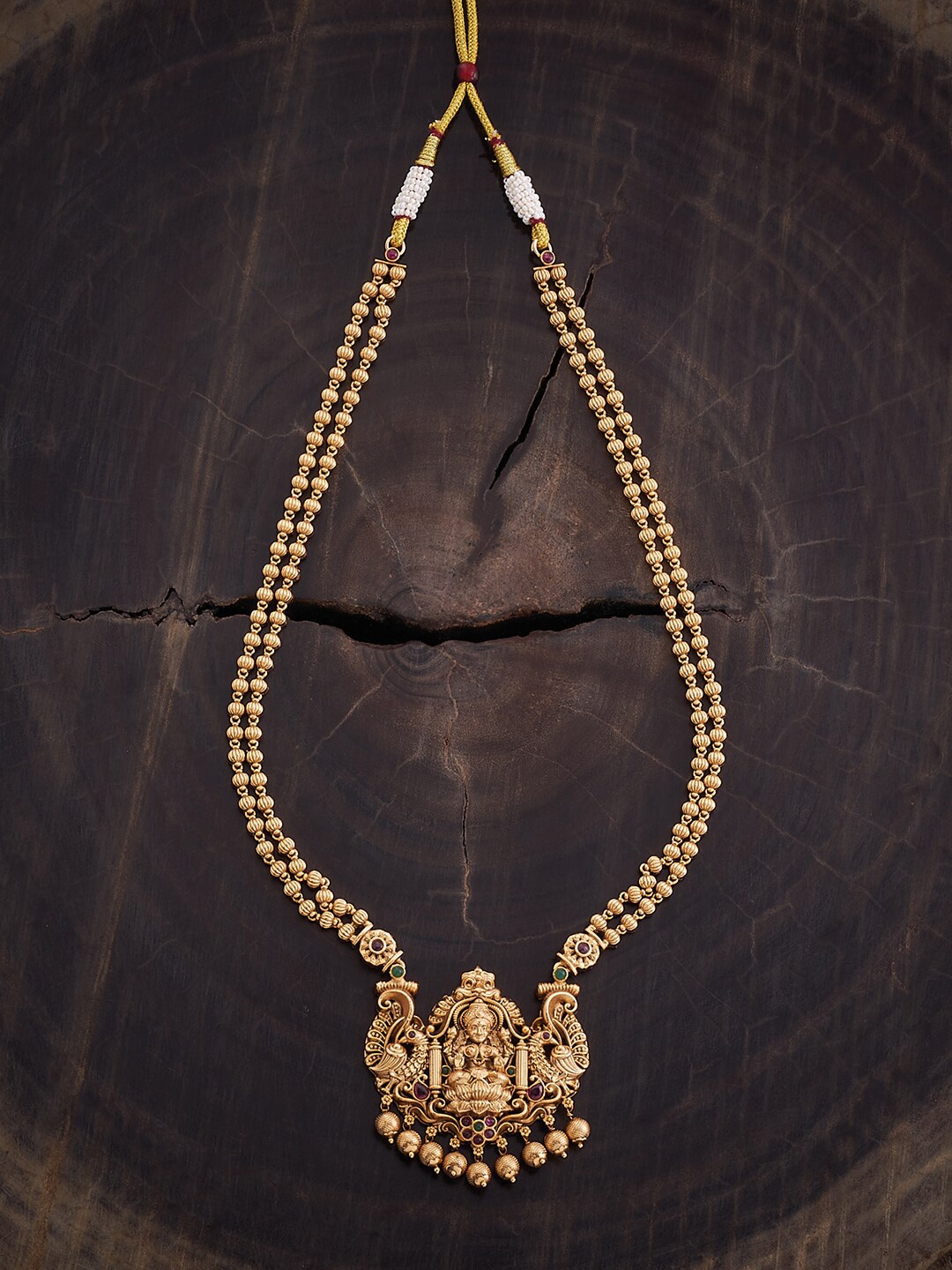 

Kushal's Fashion Jewellery Gold-Plated Antique Necklace
