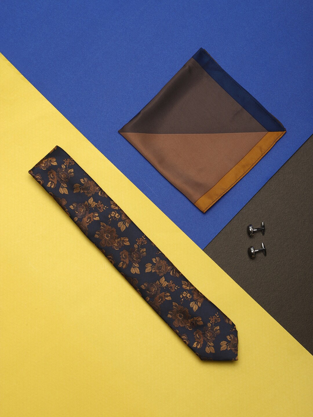 

Louis Philippe Men Accessory Gift Set, Navy blue