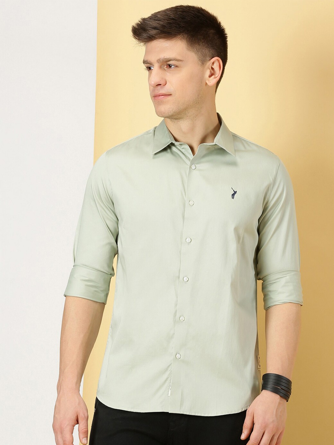 

Thomas Scott Classic Slim Fit Long Sleeves Casual Shirt, Sea green