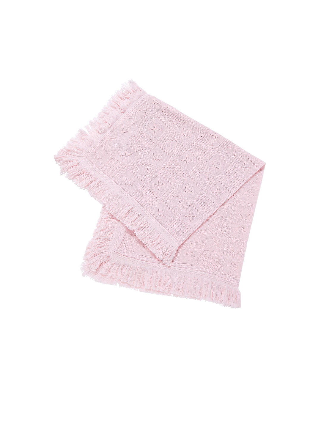 

mothercare Kids Woven Design Acrylic Shawl, Pink